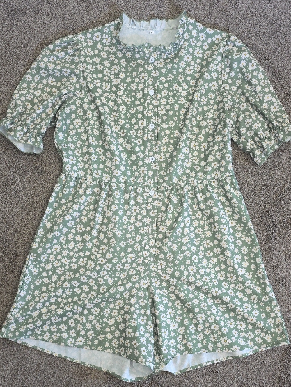 Floral Print Romper - Picture 4 of 6
